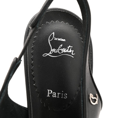 Christian Louboutin Nappa Sporty Kate Slingback 55 Pumps 39.5 Black 8 of 9