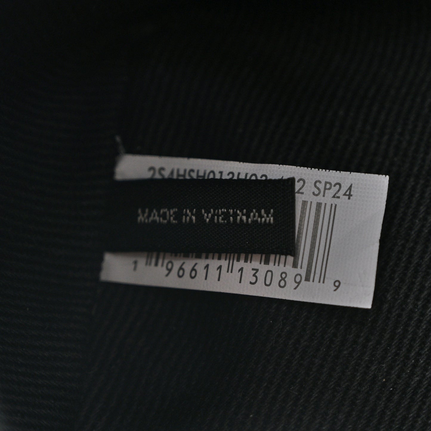 Denim Crystal Mini The Sack Bag Light Blue