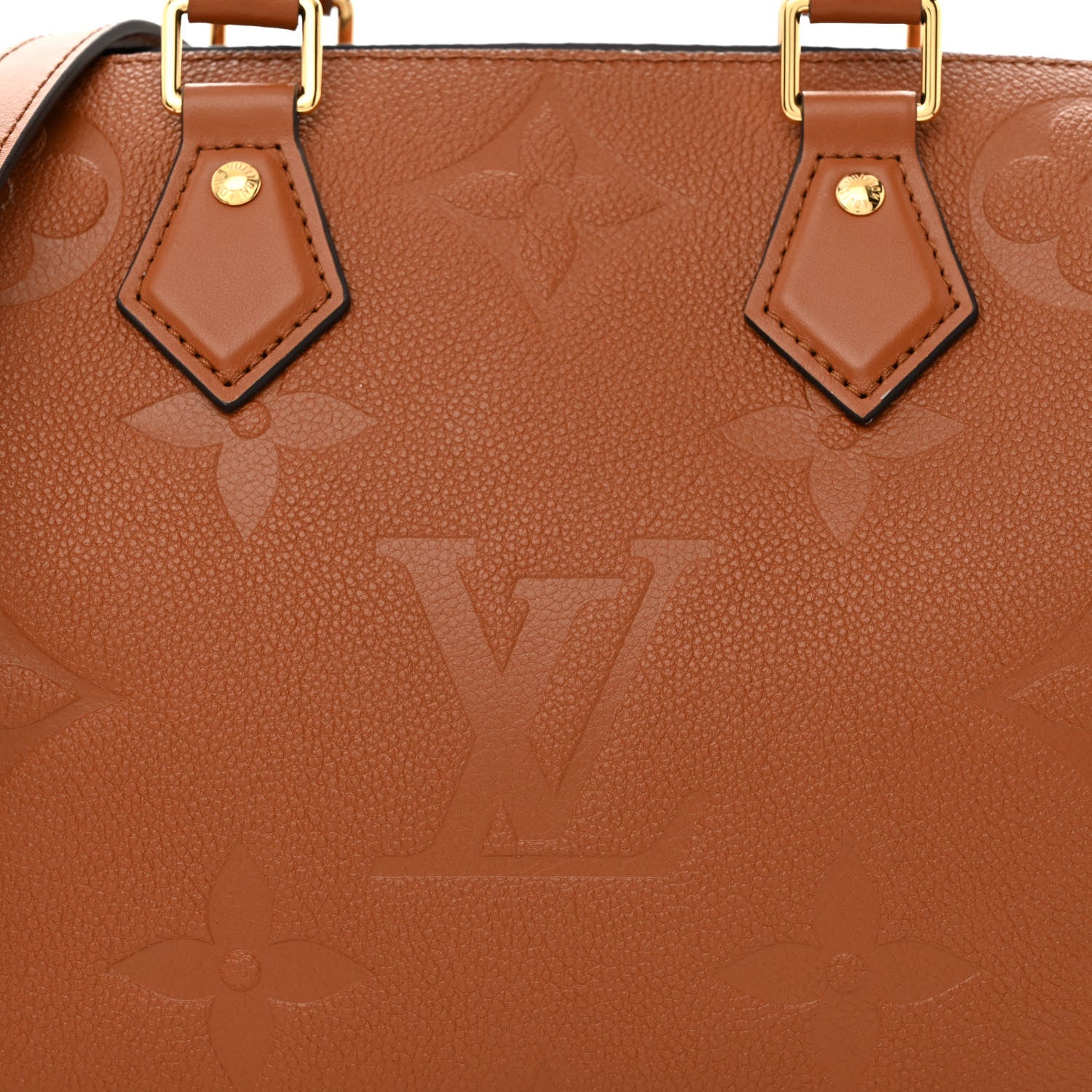 Louis Vuitton Empreinte Monogram Giant Speedy Bandouliere 25 Cognac 7 of 9