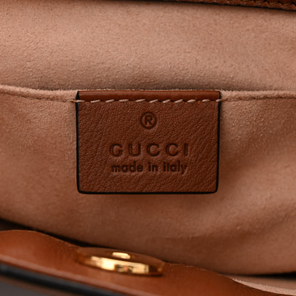 Gucci Wonka Grain Calfskin Small Diana Tote Bag Cuir Yellow Fluo 6 of 11
