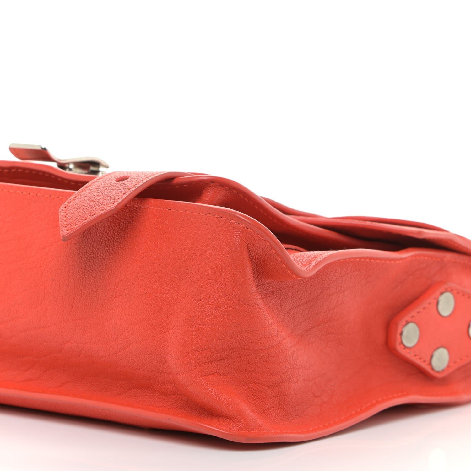 Proenza Schouler Lambskin Tiny PS1 Satchel Fire Red 10 of 15