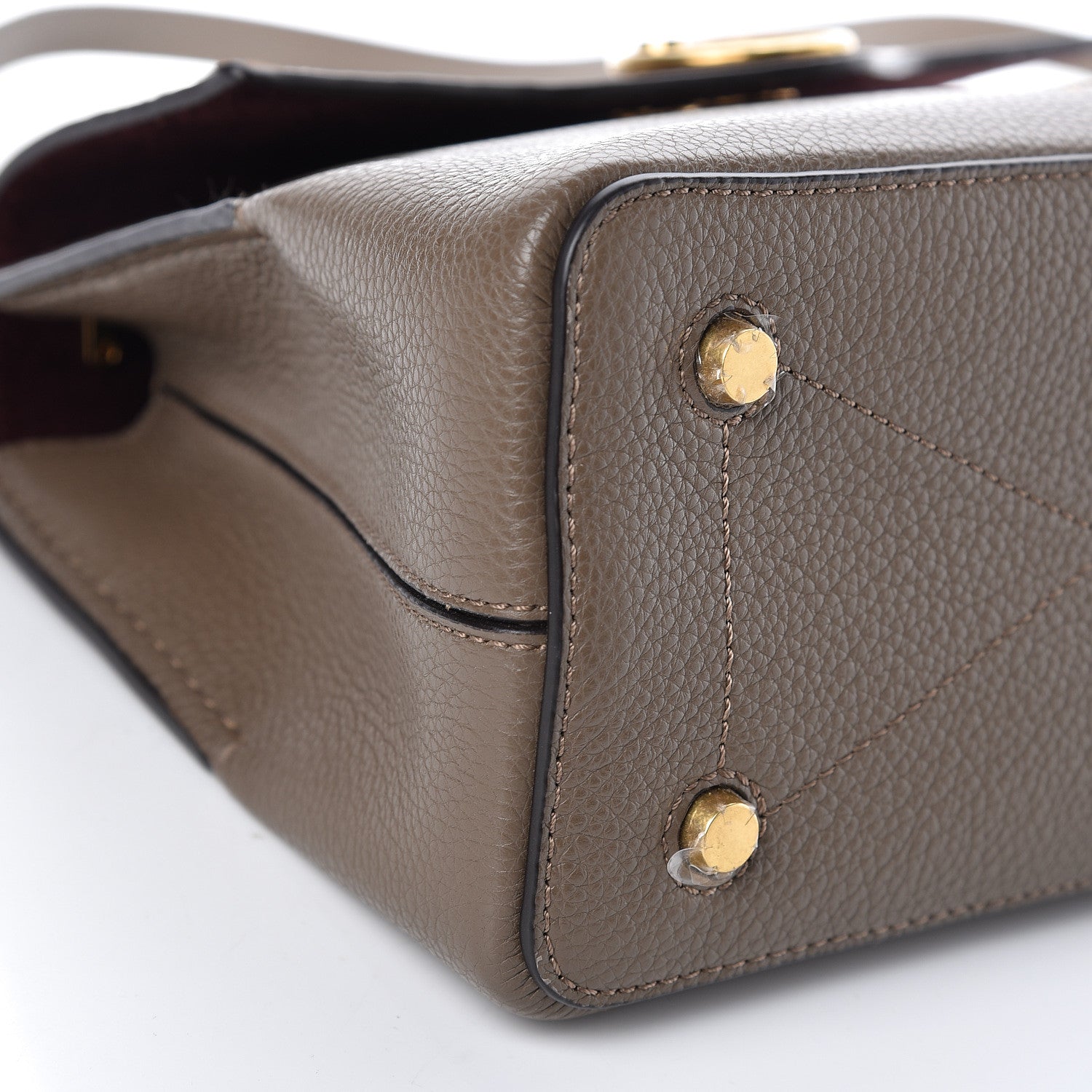 Mulberry Small Classic Grain Calfskin Mini Seaton Clay 8 of 11
