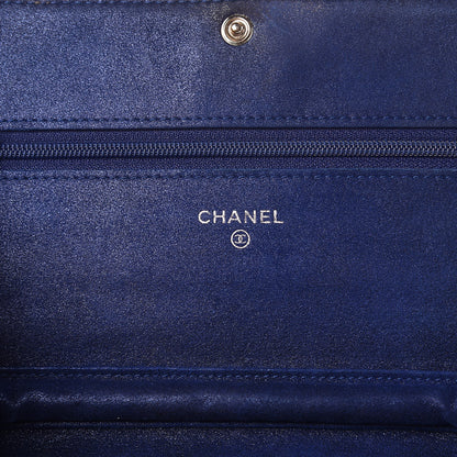 Chanel Iridescent Calfskin Quilted Wallet on Chain WOC 6 of 15