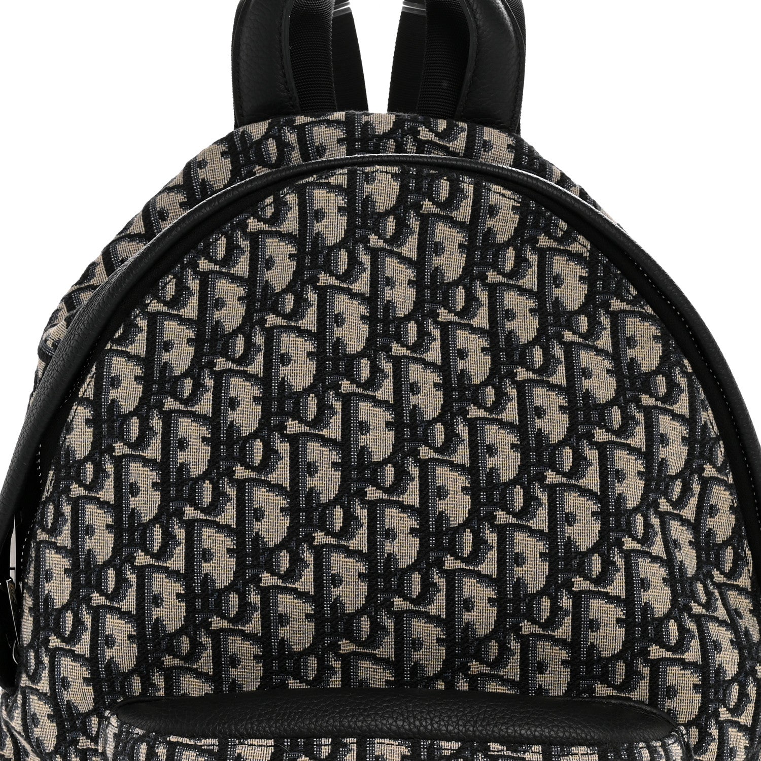 Christian Dior Oblique Calfskin Rider Kid's Backpack Beige Black 8 of 13