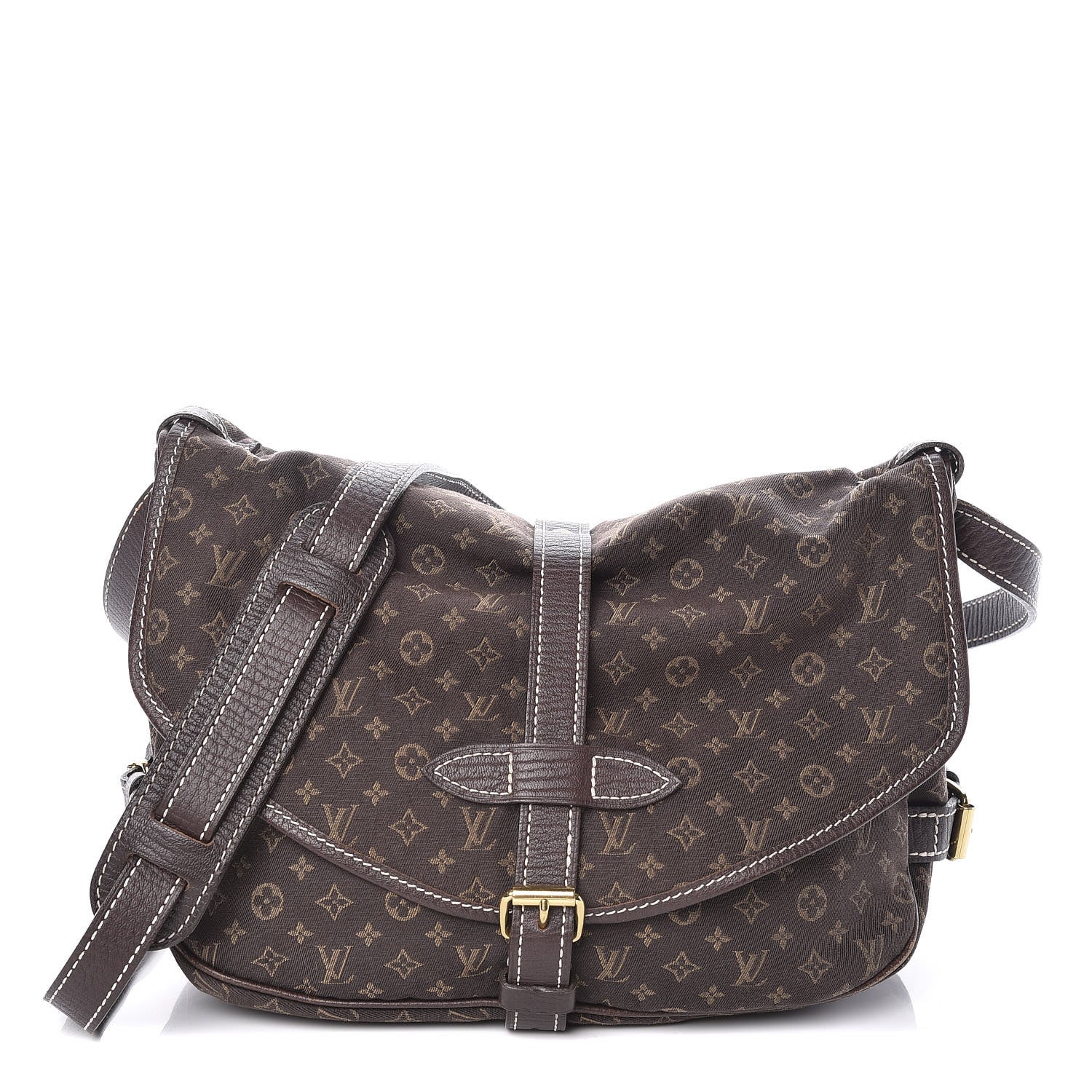 Louis Vuitton Monogram Mini Lin Saumur Ebene 1 of 11