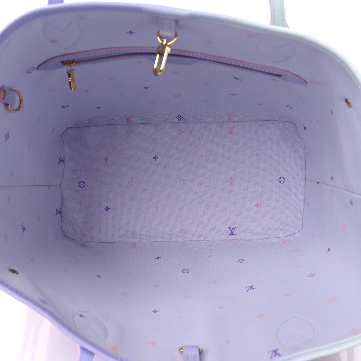 Louis Vuitton Monogram Giant Spring In The City Neverfull MM Sunrise Pastel 6 of 9
