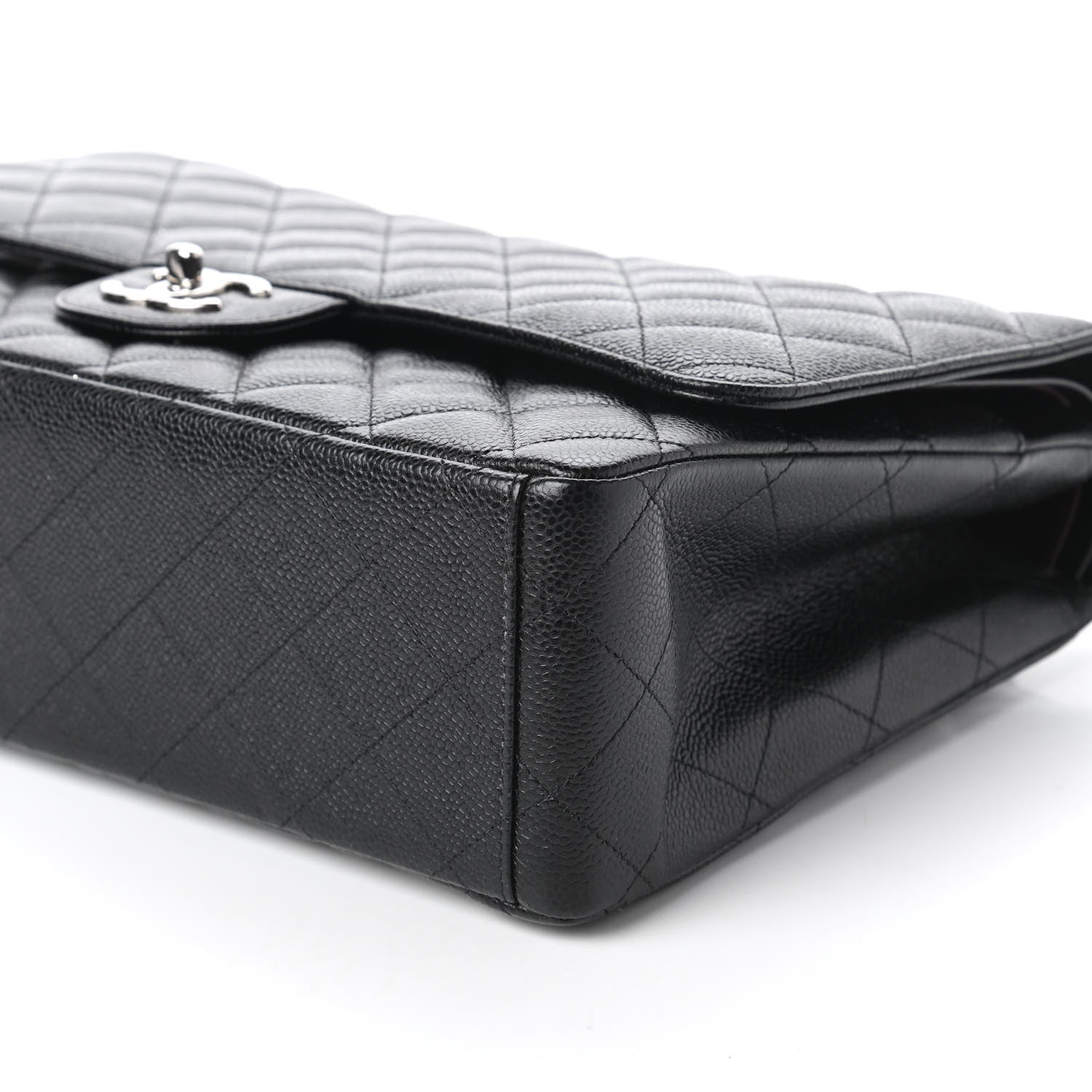 Chanel Caviar Quilted Maxi Double Flap Black 7 of 10