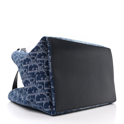 Christian Dior Denim Jacquard Oblique Medium Toujours Blue 5 of 12