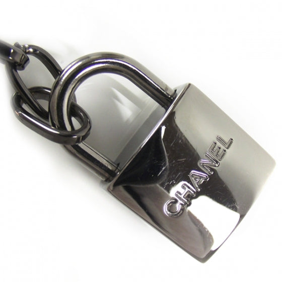 Gunmetal Chain Lock Charm Belt