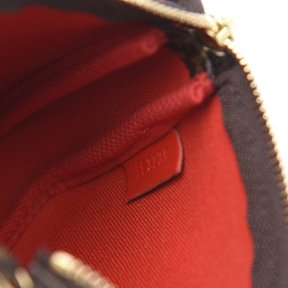 Louis Vuitton Monogram 2020 Christmas Animation Bumper Cars Mini Pochette Accessories Coquelicot 6 of 7