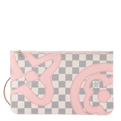 Louis Vuitton Damier Azur Tahitienne Neverfull MM GM Pochette 1 of 8