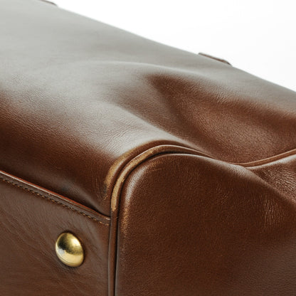 Saint Laurent Calfskin Classic Duffle 6 Cognac 13 of 13