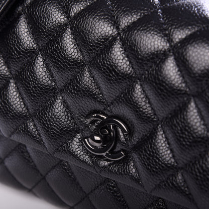 Chanel Caviar Quilted Mini Coco Handle Flap So Black 9 of 10