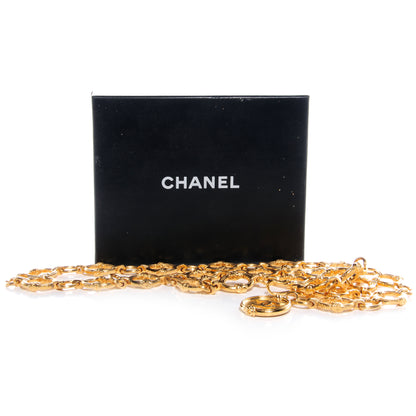 Chanel Metal Chain CC Medallion Belt Gold 5 of 6