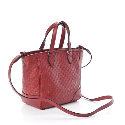 Gucci Microguccissima Small Bree Tote Red 3 of 9