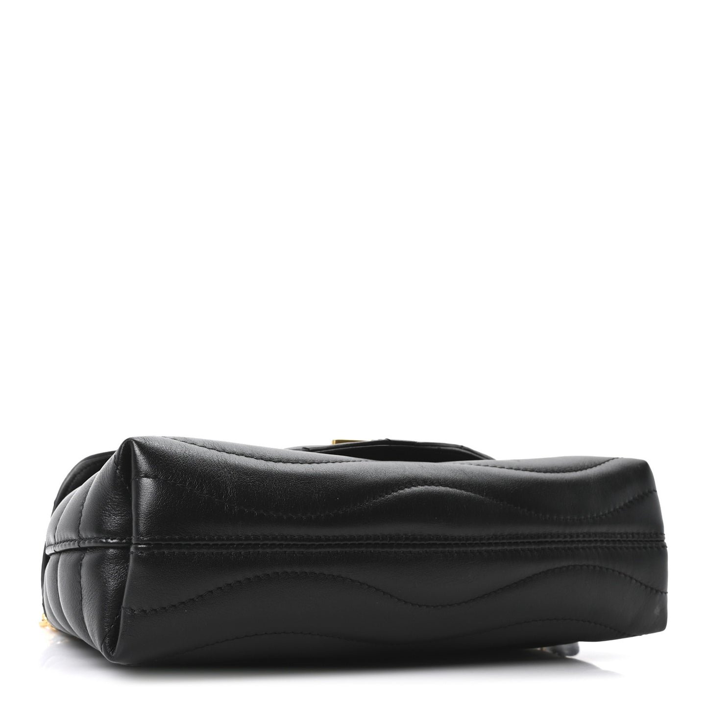 Calfskin LV New Wave Chain Bag Black