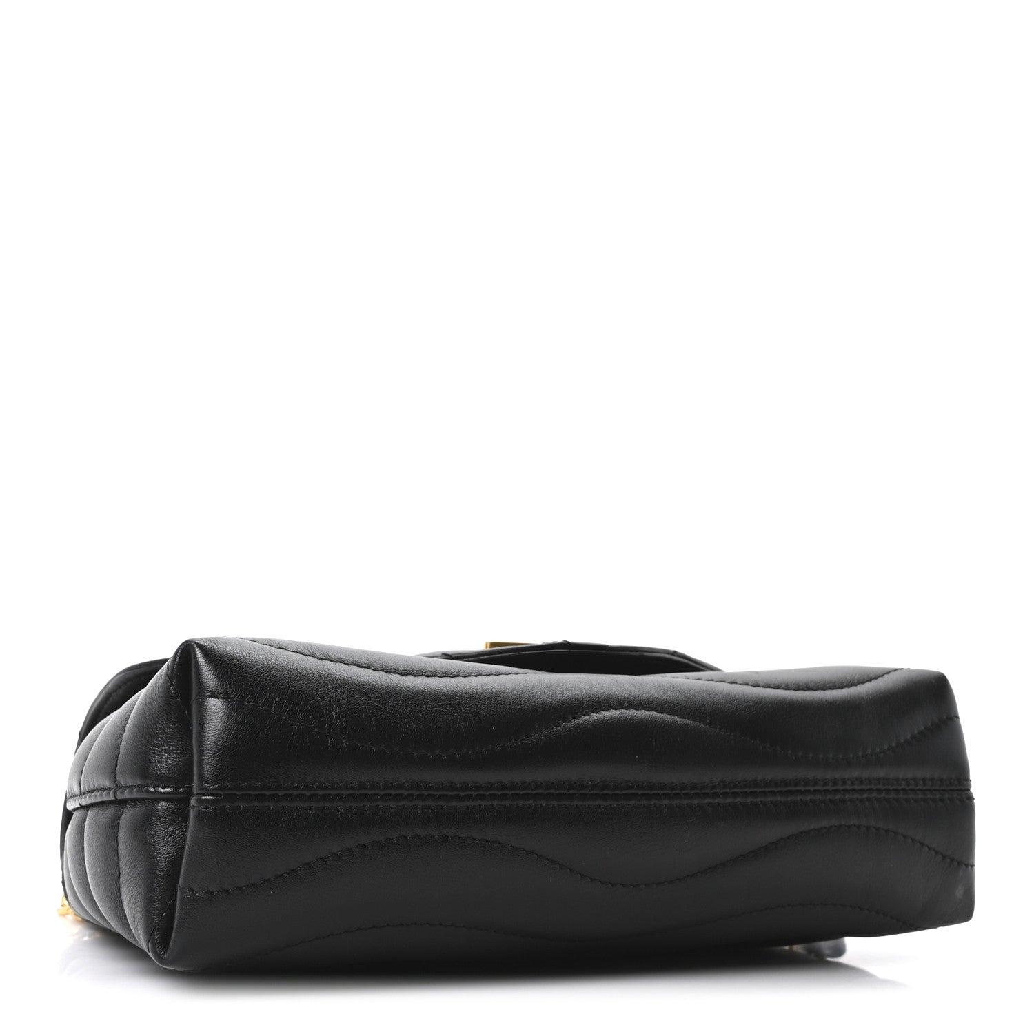 Louis Vuitton Calfskin LV New Wave Chain Bag Black 4 of 9