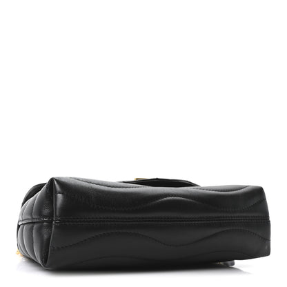 Louis Vuitton Calfskin LV New Wave Chain Bag Black 4 of 9
