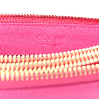 Celine Lambskin Small Trio Crossbody Bag Fluo Fuchsia 7 of 14