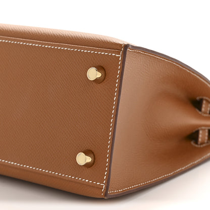 Hermes Epsom Kelly Sellier 25 Gold 10 of 14