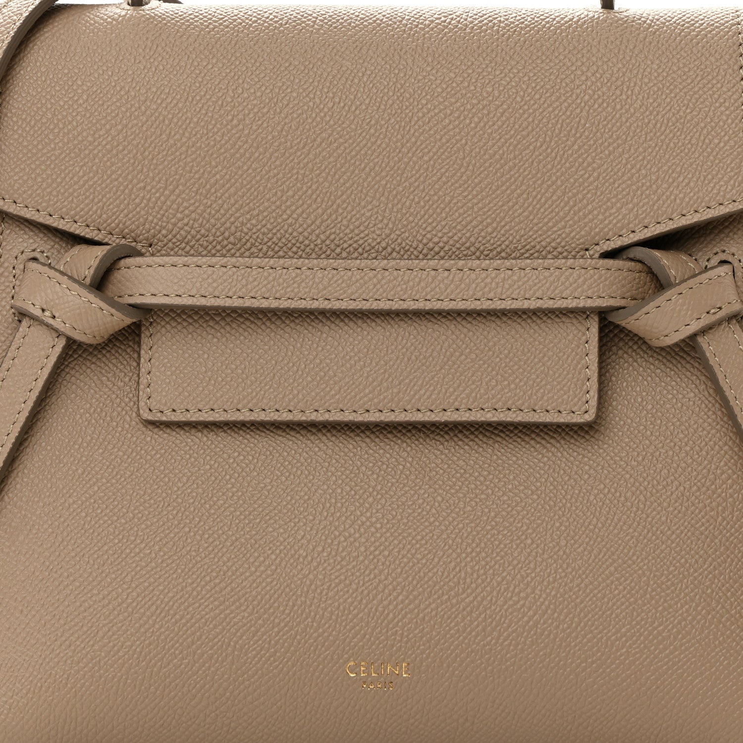 Celine Grained Calfskin Nano Belt Bag Light Taupe 8 of 14