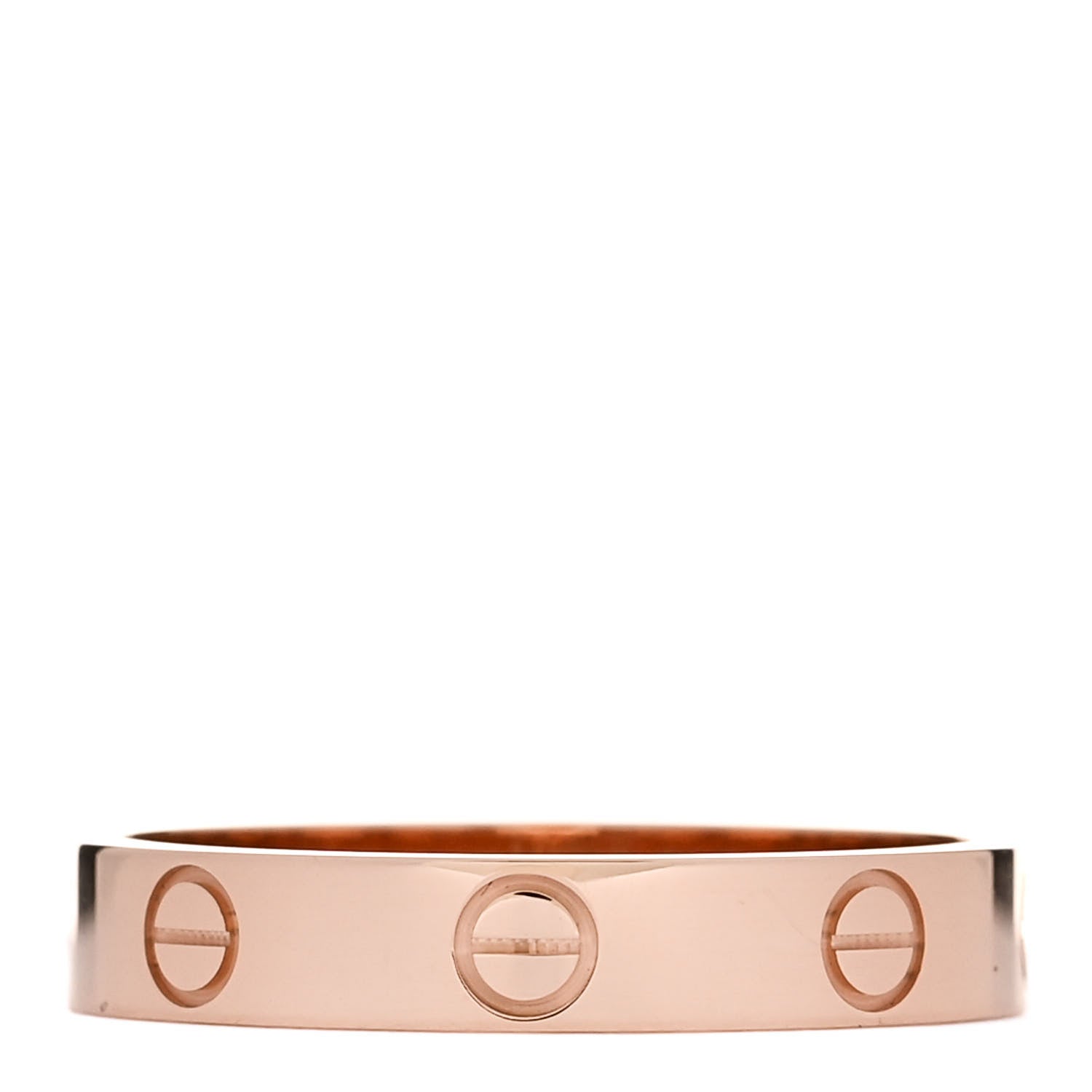 Cartier 18K Pink Gold 3.5mm LOVE Wedding Band Ring 56 7.75 3 of 5