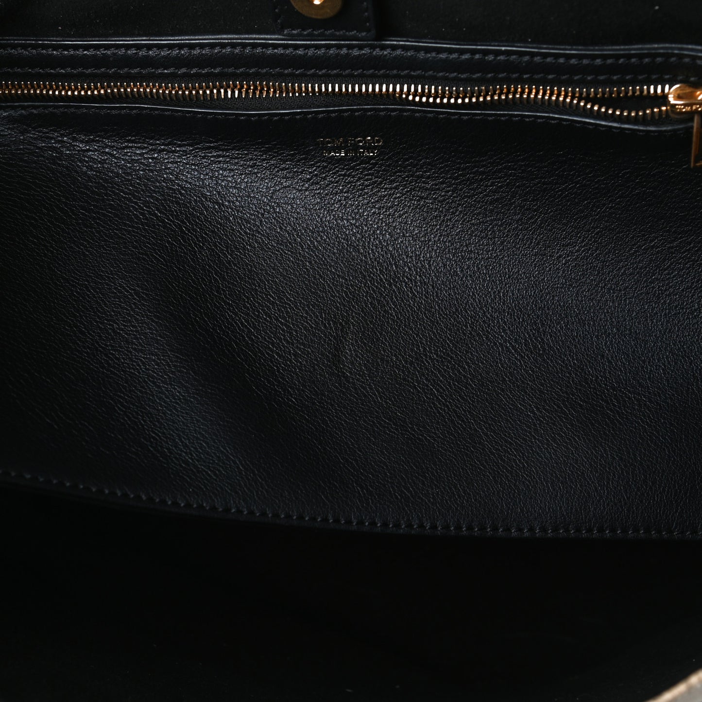Canvas Calfskin T Tote Beige