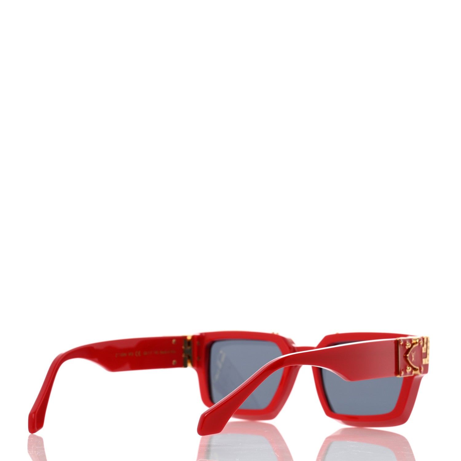 Louis Vuitton Acetate 1.1 Millionaires Z1169W Sunglasses Red 4 of 7