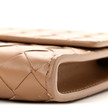 Bottega Veneta Nappa Intrecciato Long Andiamo Top Handle Clutch Pale Brown 10 of 13