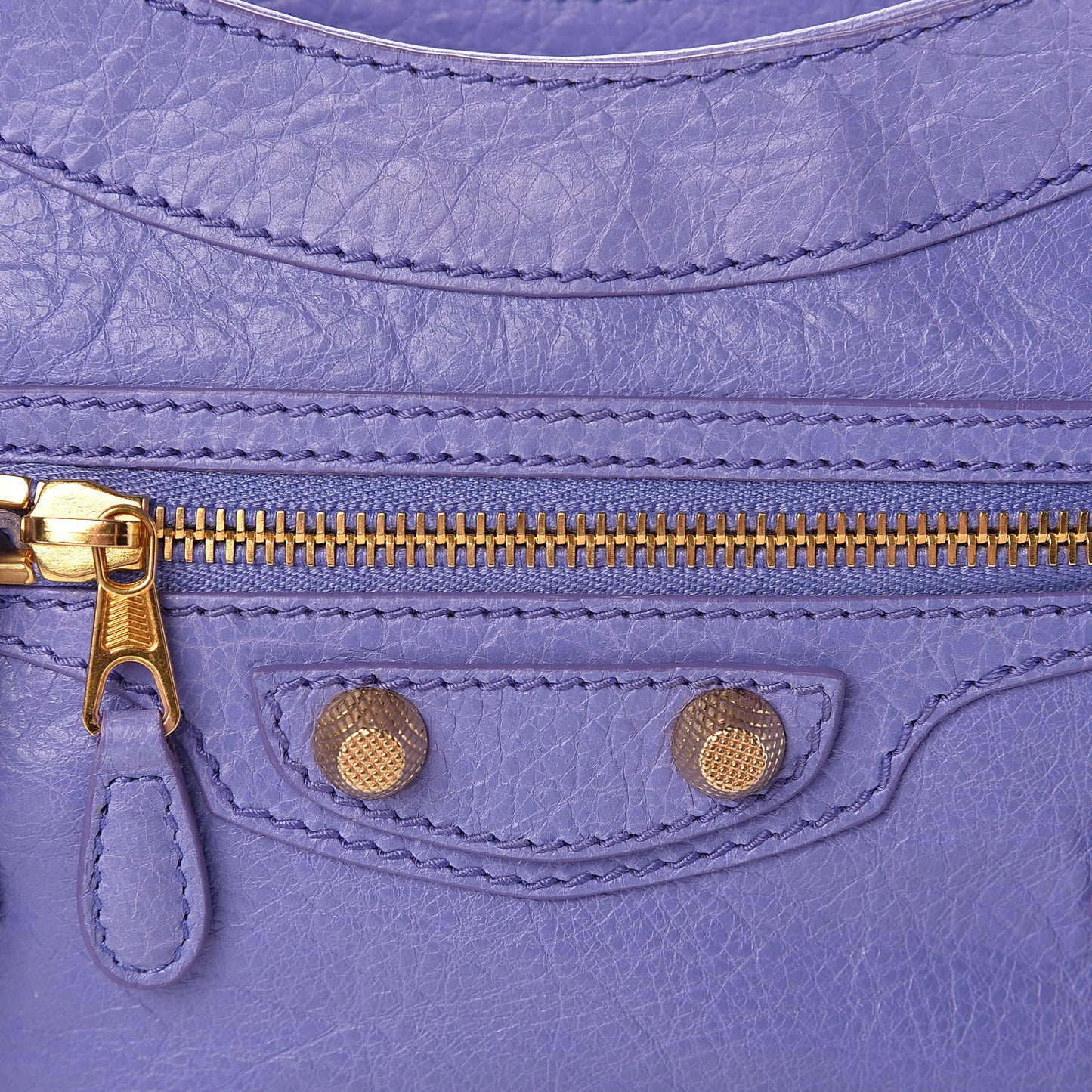 Agneau Giant 12 Gold Hardware Hip Mauve