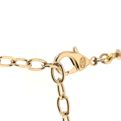 Chanel Beaded Pearl CC Pendant Necklace Gold Multicolor 4 of 5