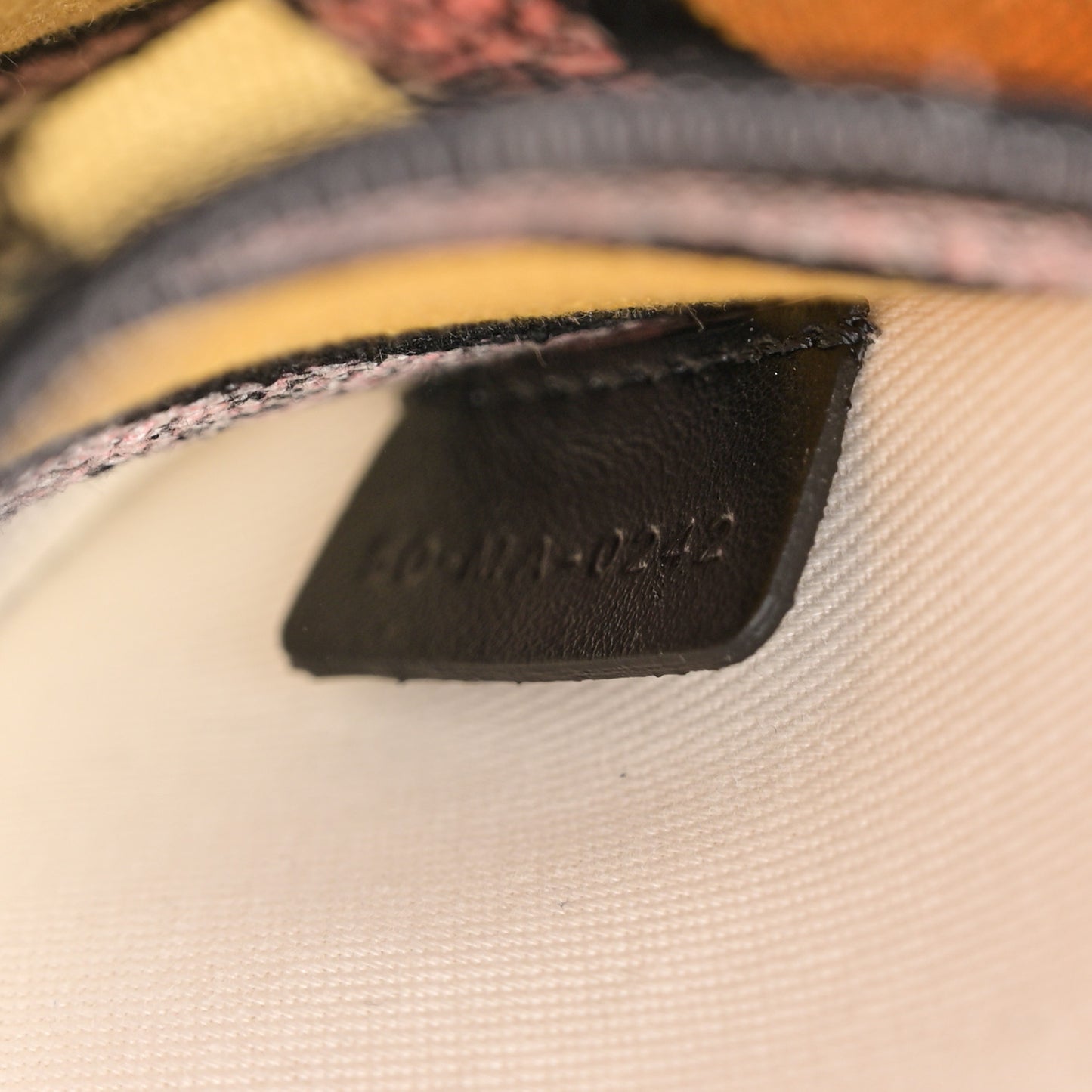 Canvas Embroidered Ciel De Reve Medium Lady D-Lite Latte Multicolor