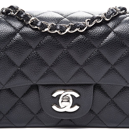 Chanel Caviar Quilted Mini Rectangular Flap Black 9 of 9