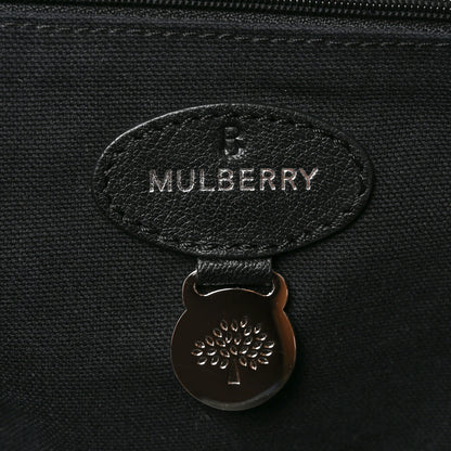 Mulberry Glossy Goatskin Medium Del Rey Satchel Black 6 of 9
