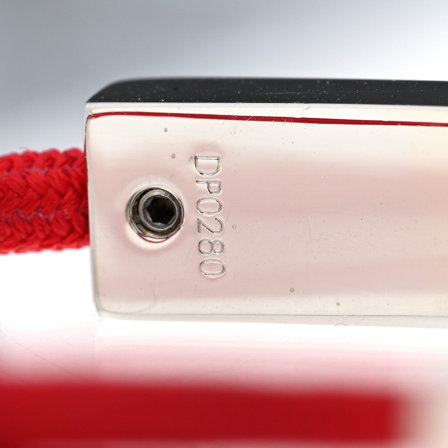 Nylon LV Space Bracelet Rouge