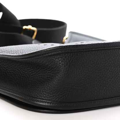 Hermes Taurillon Clemence EVELYNE III PM Black 9 of 11