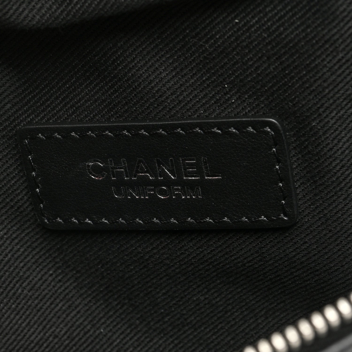 Chanel Lambskin Quilted Waist Belt Bag Black 6 of 10
