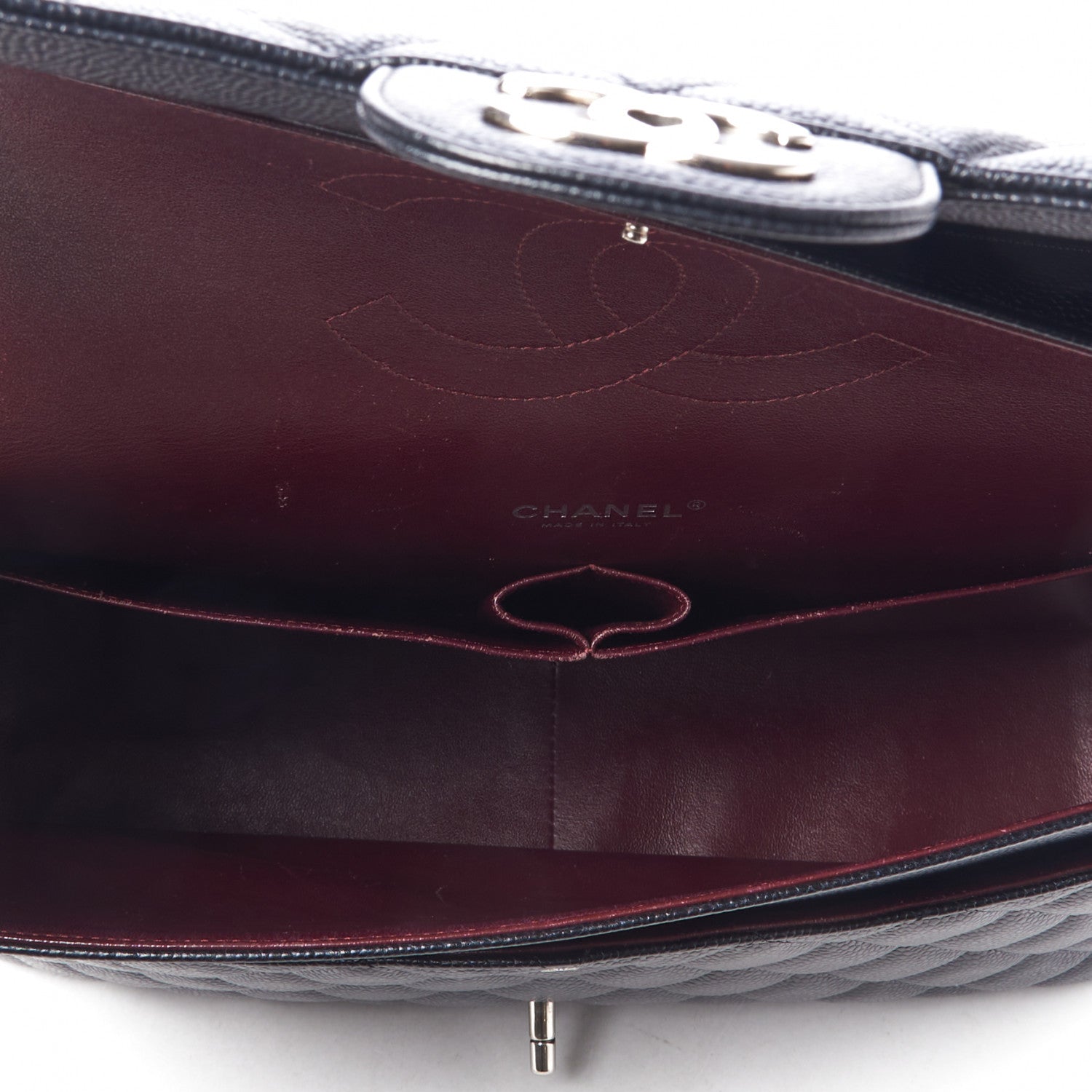 Chanel Caviar Quilted Maxi Double Flap Black 7 of 10