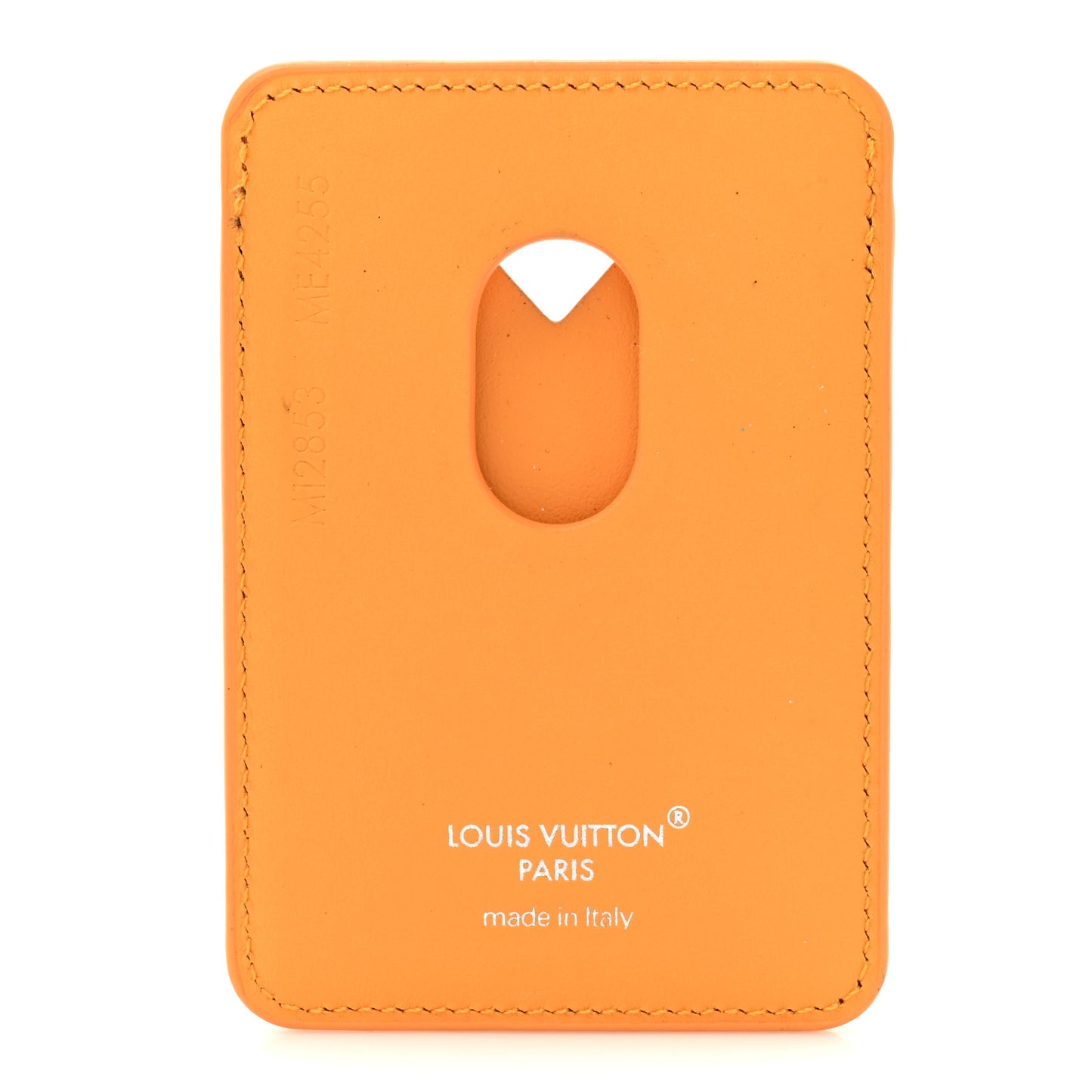 Monogram Macassar Magnetic Card Holder Safran Yellow