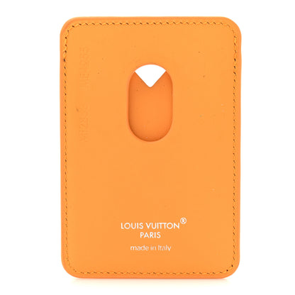 Louis Vuitton Monogram Macassar Magnetic Card Holder Safran Yellow 3 of 8