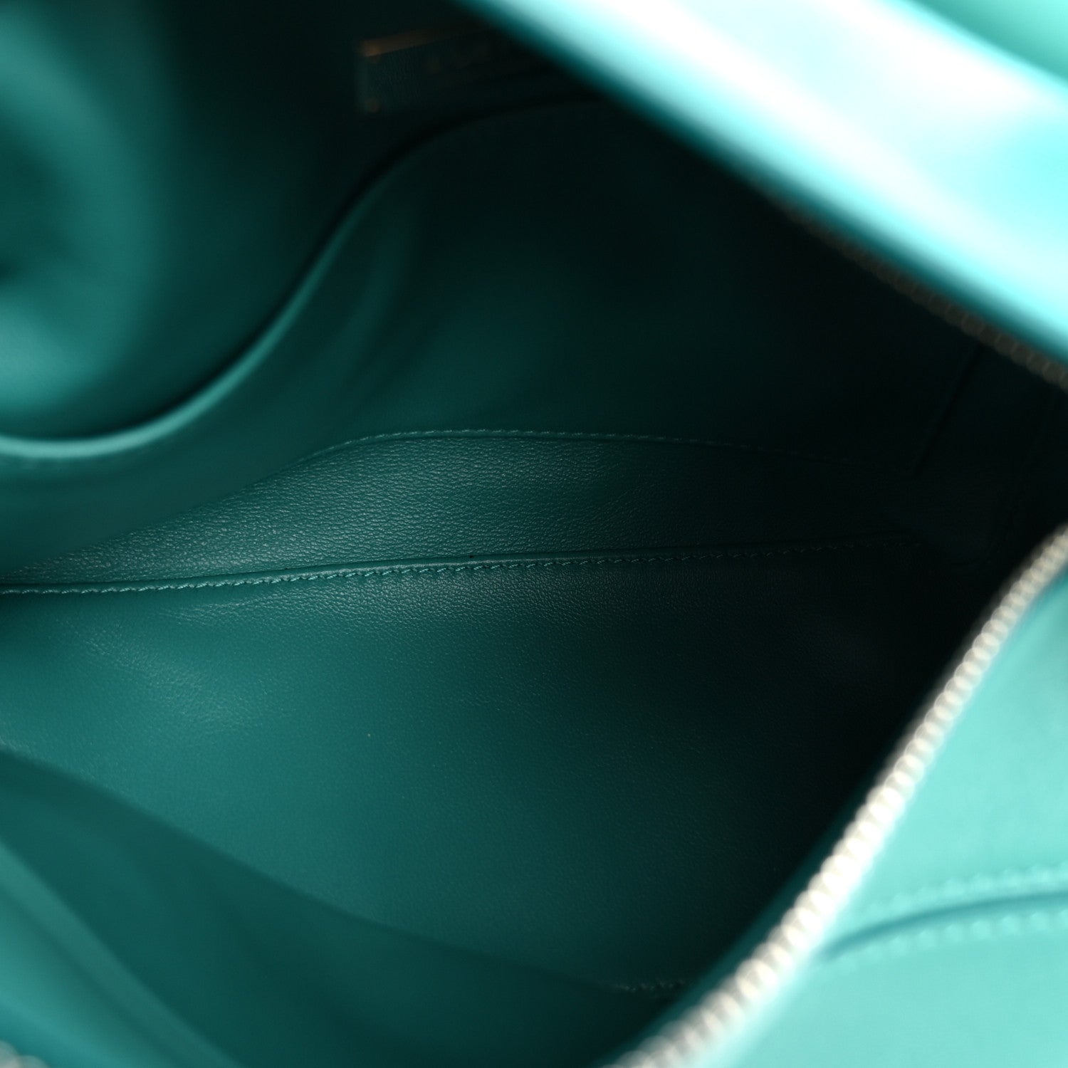 Loewe Nappa Lambskin Small Featherlight Puzzle Bag Aquamarine 5 of 9