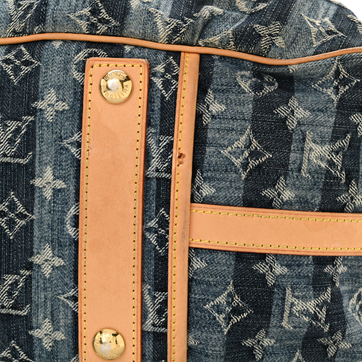 Louis Vuitton Denim Raye Cabas GM 18 of 18