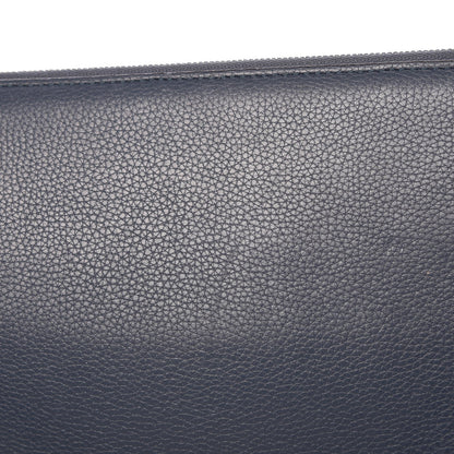Celine Drummed Calfskin Suede Double Zip Trapeze Orage 10 of 18