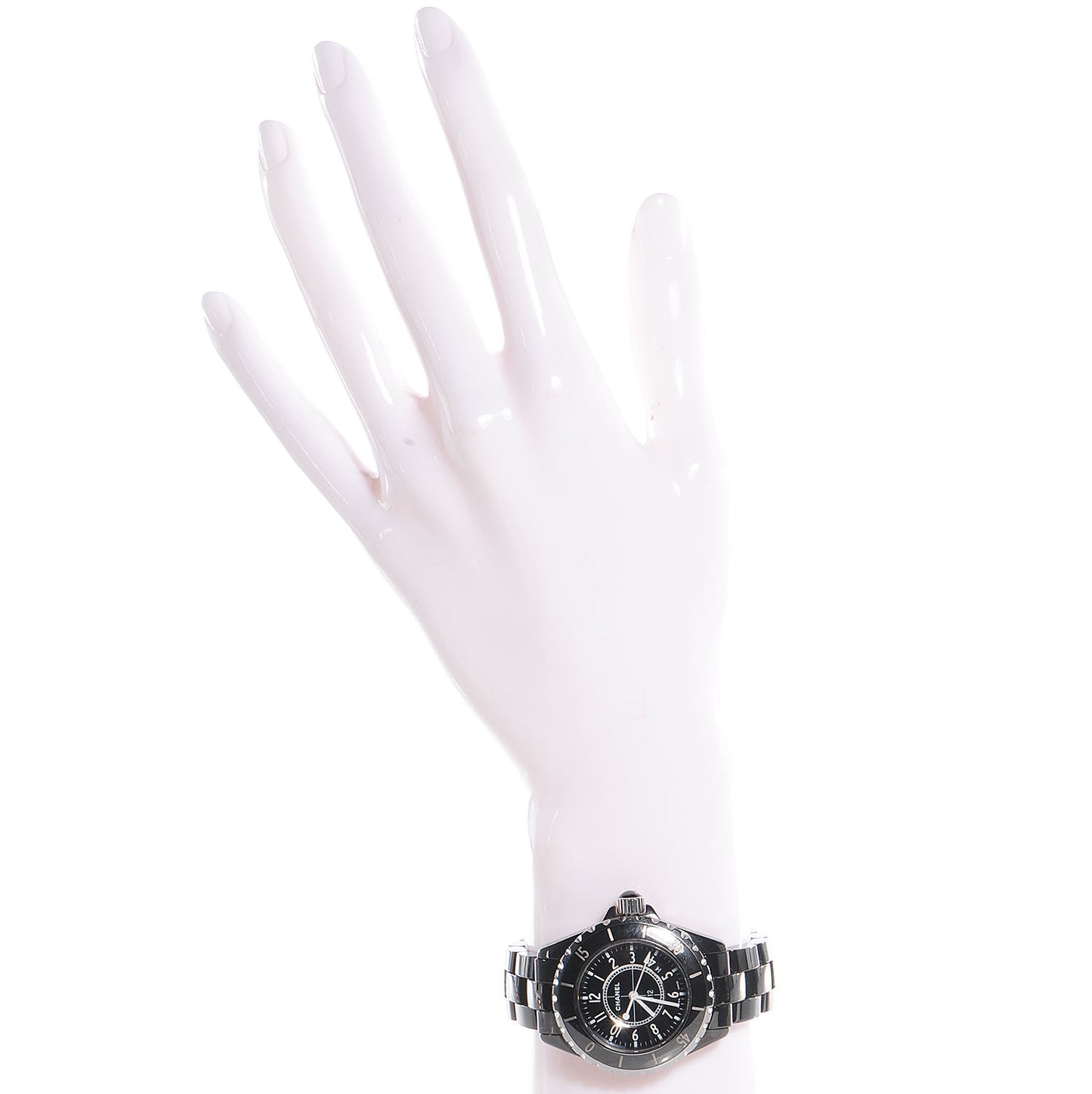 Stainless Steel Ceramic 33mm J12 Quartz Watch Black