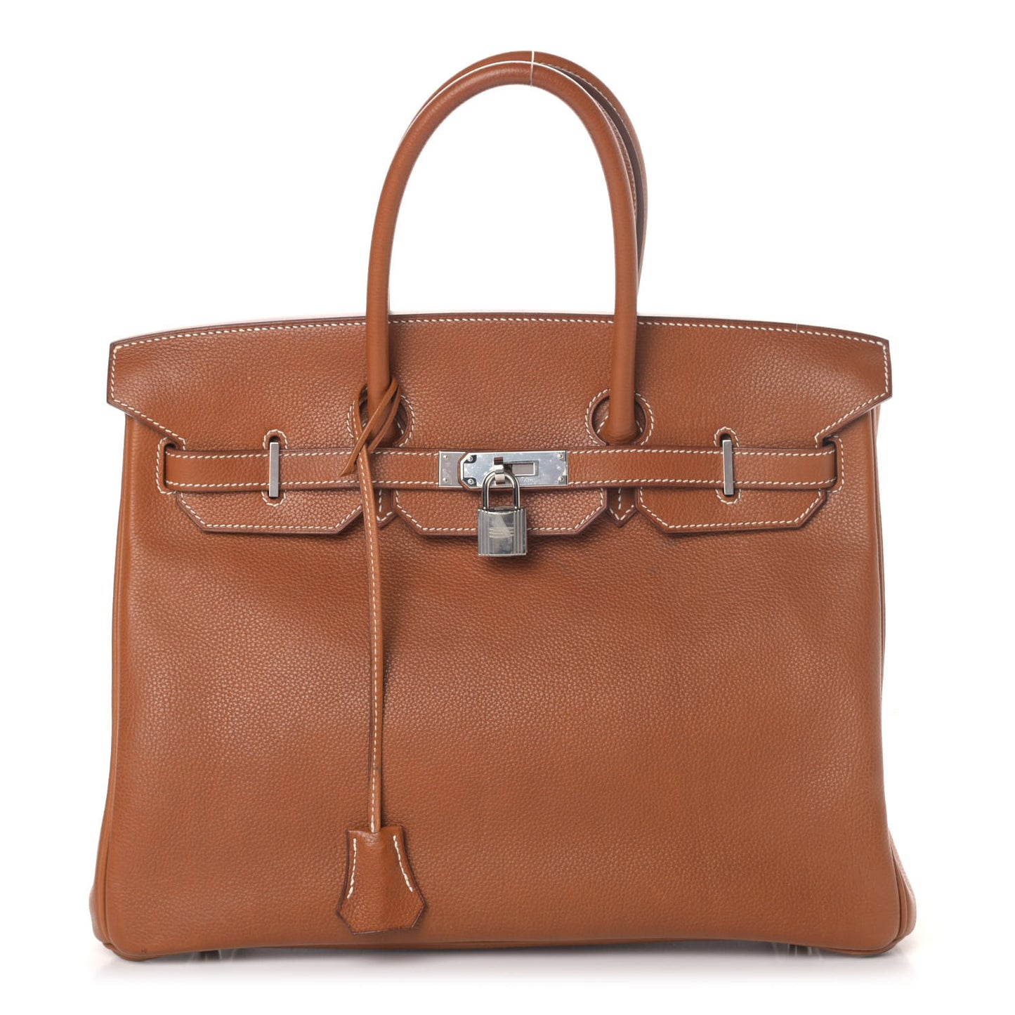 Natural Barenia Faubourg Birkin 35 Fauve