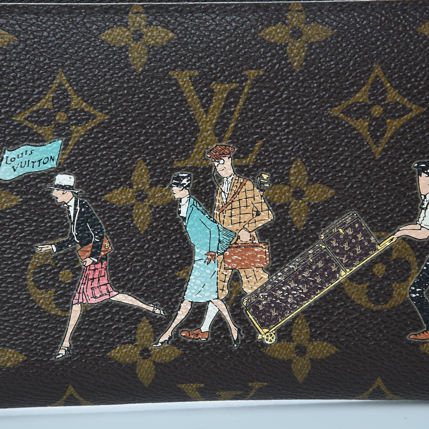 Louis Vuitton Monogram Illustre Zippy Wallet Rose 13 of 15
