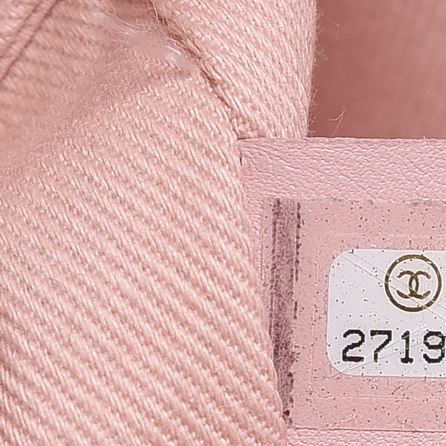 Chanel Straw Lurex Large Deauville Tote Pink 9 of 10