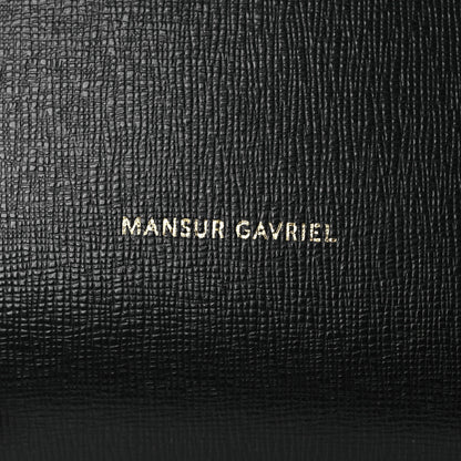Mansur Gavriel Calfskin Mini Bucket Bag Black Flamma 6 of 10