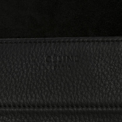 Celine Grained Calfskin Medium Phantom Luggage Black 6 of 14