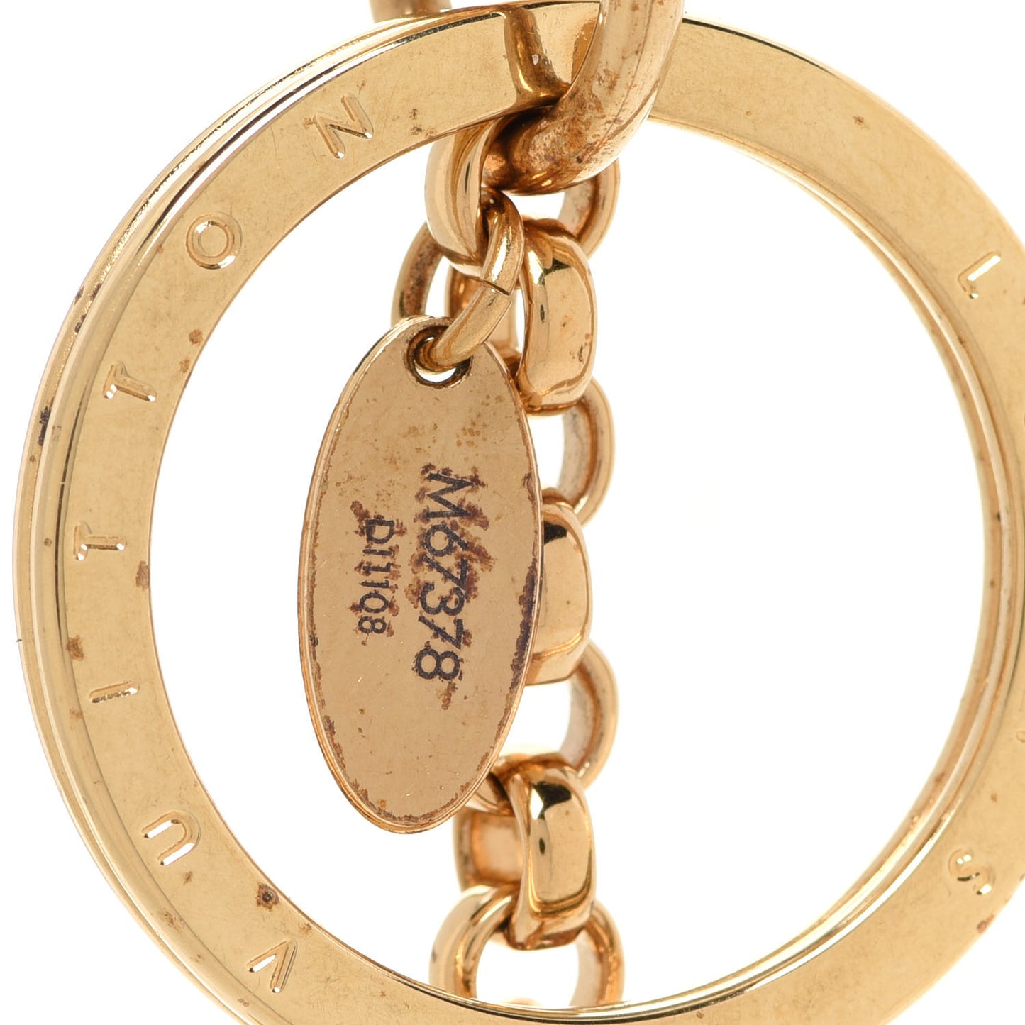 Strass Vivienne Winter Bag Charm Key Holder Gold